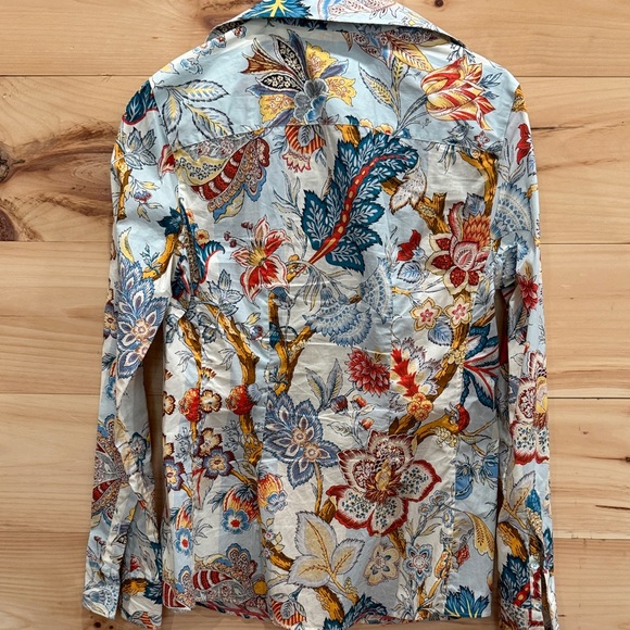 Etro Multicolor Floral Button Down Shirt - Picture 4 of 4